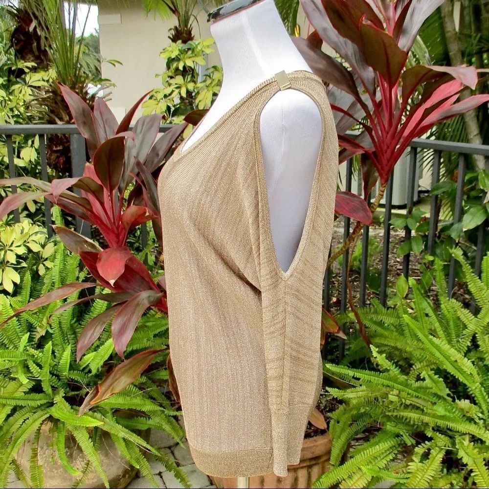 INC International Concepts Cold Shoulder Top - Picture 2 of 7